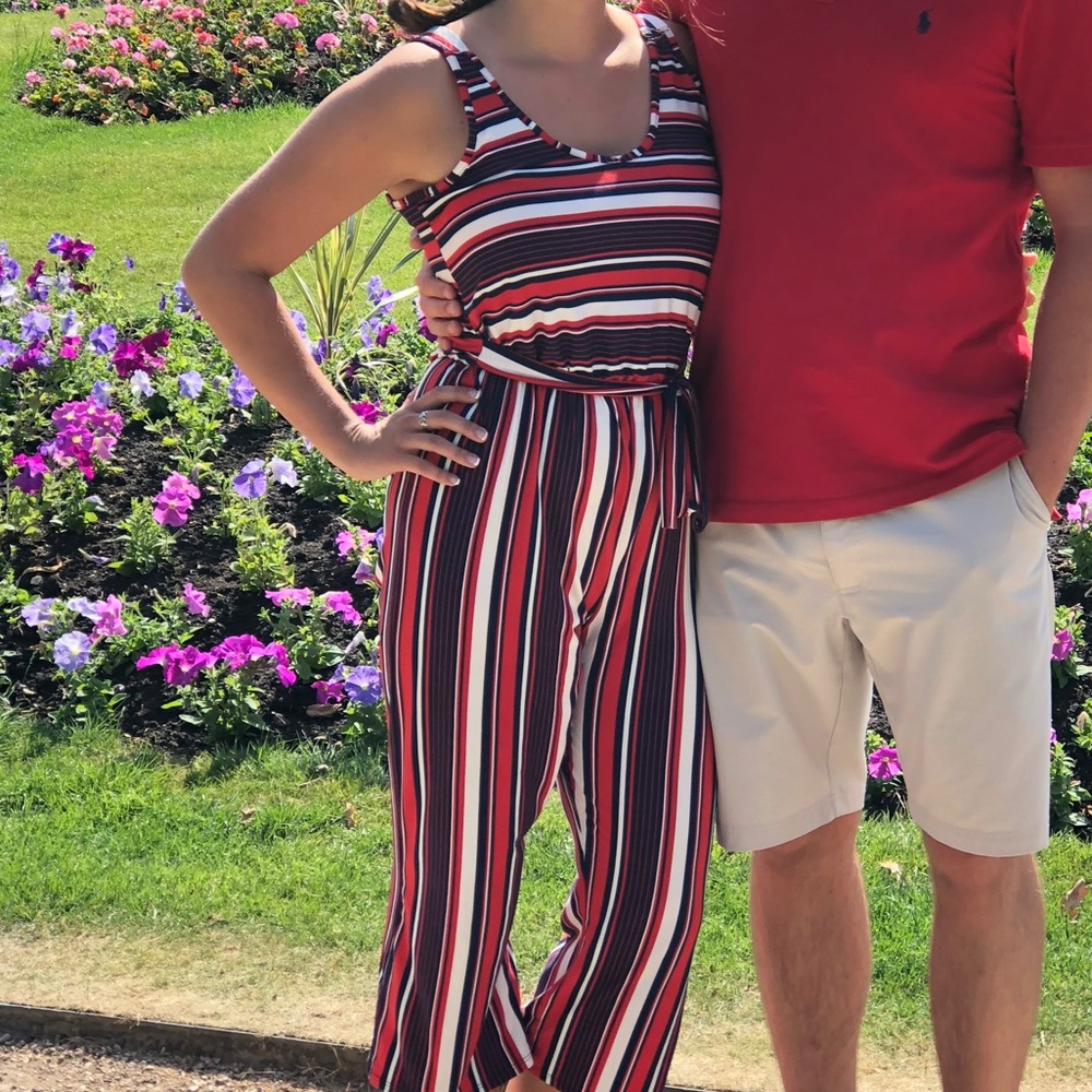 Stripe Jumpsuit